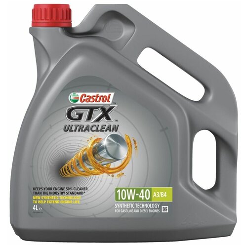 Масло GTX ULTRACLEAN 10W-40 A3/B4 4л SN Fiat 9.55535-D2/9.55535-G2 MB 229.1 Renault RN 0700/0710 VW CASTROL 15A4E0 | цена за 1 шт | минимальный заказ 1