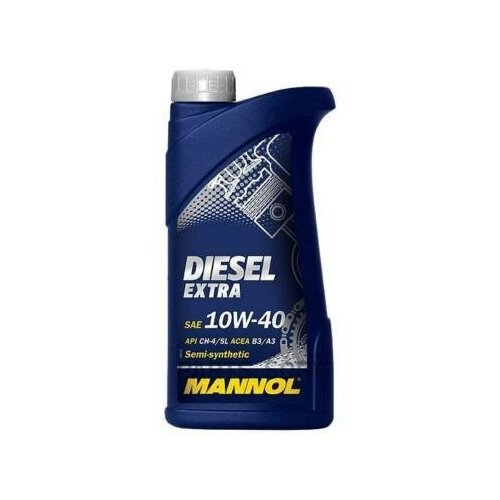 MANNOL 1105 Масло моторное 10W40 MANNOL 1л полусинтетика Diesel Extra CH-4/SL, B3/A3 ()