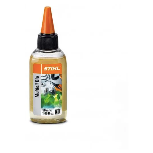 Универсальное масло Stilh Multioil Bio для очистки и смазки элементов, защиты от коррозии, 50 мл, биоразлагаемое