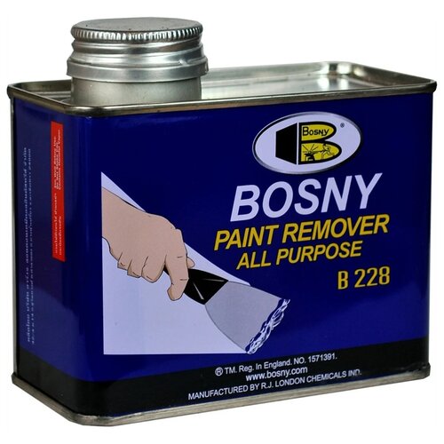 Смывка краски, Bosny Paint Remover, 800 гр / Смывка краски / Удалитель краски