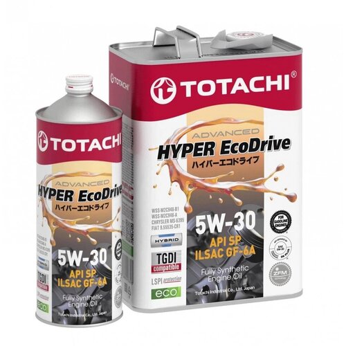 Моторное масло Totachi HYPER Ecodrive Fully Synthetic 5W-30 синтетическое 4 + 1 л