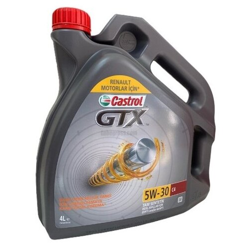 Моторное масло Castrol GTX 5W30 С4 (Канистра 4 литра)