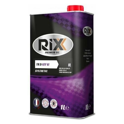 Трансмиссионное масло RIXX TR D ATF-VI 1 л