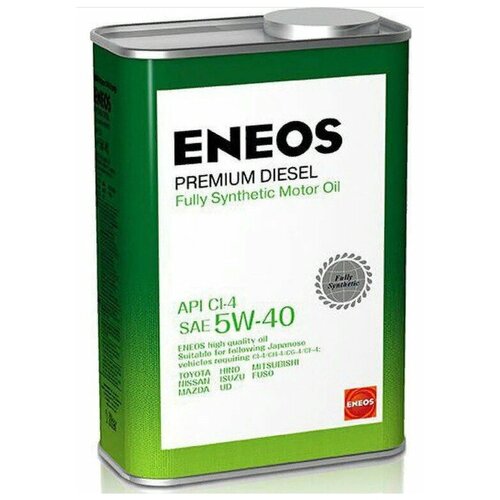 Масло Моторное Eneos Premium дизель 5W40 CI-4 синтетическое 1 литр