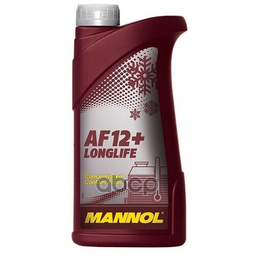 Mannol Long Life Af12+ (-40c) Антифриз Концентрат Красный (1л)_pl MANNOL арт. 2032