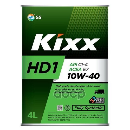Kixx Kixx Hd1 Ci-4 10w40 Sl/Ci-4, A3/B4/E7 Масло Моторное Синт. (Корея) (4l)_pl