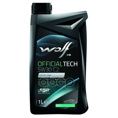 WOLF OIL 8332371 Масло моторное OFFICIALTECH 5W30 C2/C3 1L