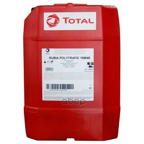 215828 TOTAL Моторное масло для дизелей (тяжелая техника) TOTAL RUBIA TIR 7400 10W40 20L
