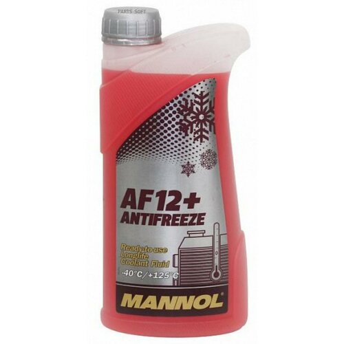 Антифриз Mannol Af-12 Longlife G12 Готовый -40c Красный 1 Л 2038 MANNOL арт. 2038