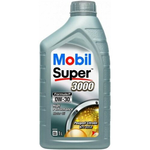Моторное масло Mobil Super 3000 Formula P 0W30 синтетическое 1л