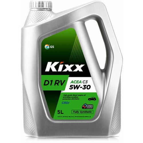 Моторное масло KIXX D1 RV 5W-30 Синтетическое 5 л