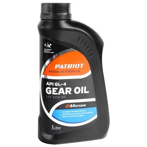 Трансмиссионное масло PATRIOT G-Motion Gear 80W-85 синтетическое 1 л