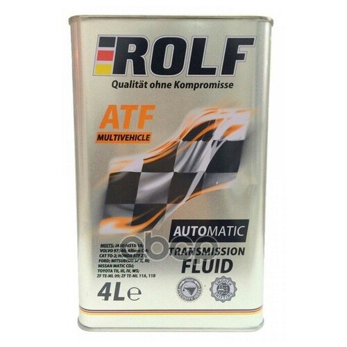 ROLF 322288 Масло трансмиссионное синтетическое ATF Multivehicle 4л