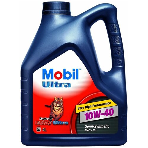 Моторное масло MOBIL Ultra 10W-40 полусинтетическое 4 л 152624
