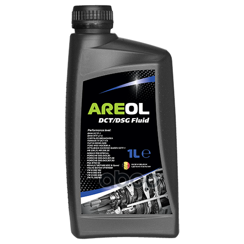 Areol Dct/Dsg Fluid (1l)_жидк. Для Dsg Кпп! Синт. Желт., Аналог Febi 39070 Vw G 052 182/G 052 529 AREOL арт. AR111