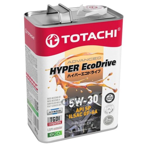 TOTACHI Масло Моторное Cинтетическое Totachi Hyper Ecodrive 5w-30 Sp/Gf-6a 4л