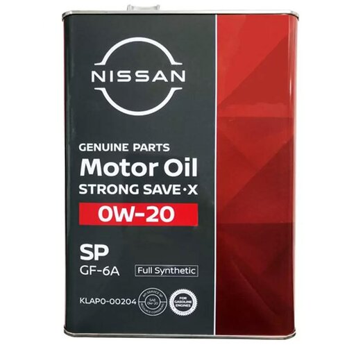 Oe nissan 0w20 4l масло моторное strong save x sp gf-6a, NISSAN KLAP000204 (1 шт.)