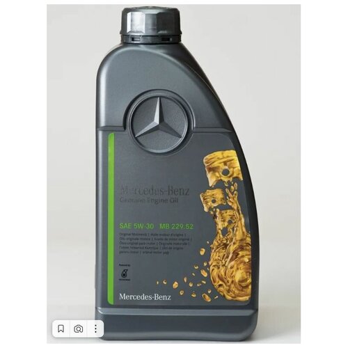 Синтетическое моторное масло Mercedes-Benz A000989700611ABDE MB 229.52 5W-30, 1 л, 1 шт