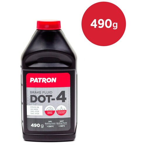 Patron PBF450 Жидкость тормозная 0,49L DOT-4 Patron.PBF450 Patron PBF450