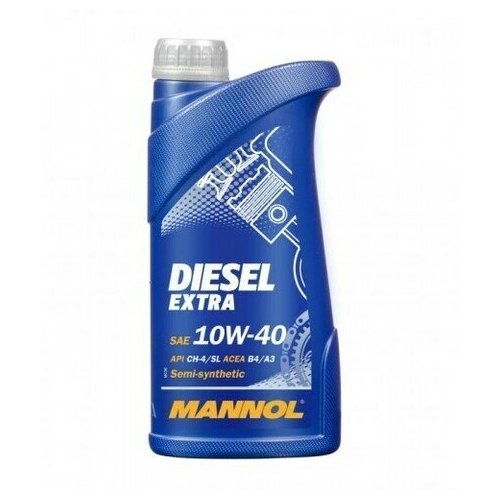MANNOL 7504 Diesel Extra D HP 10W-40 CH-4/SL Масло моторное, 1л