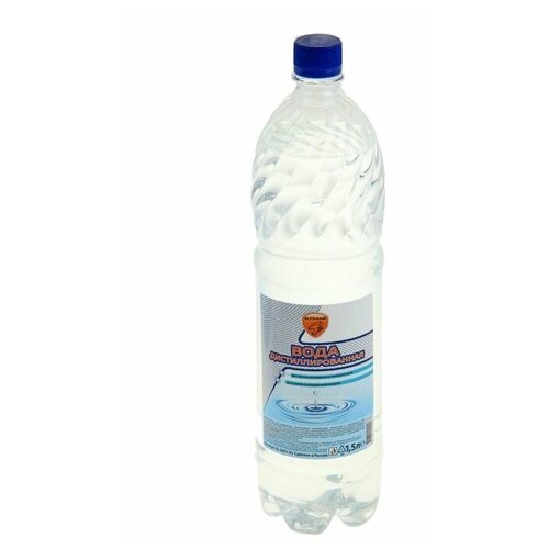Вода дистиллированная Элтранс, 1,5 л, бутыль