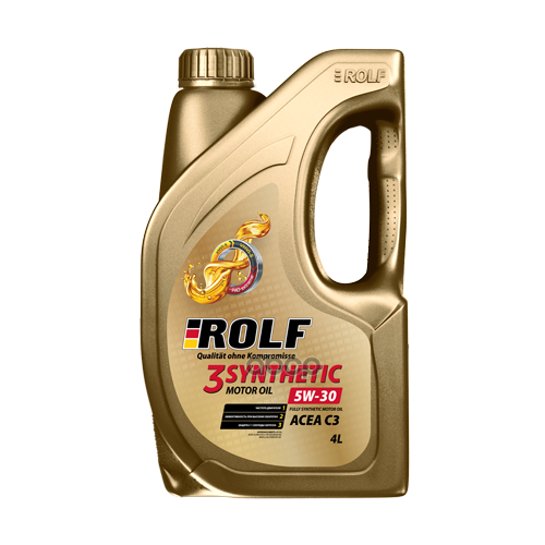 Масло Rolf 3-Synthetic 5w30 Acea C3 4л Пластик ROLF арт. 322729