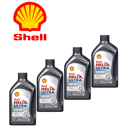 Моторное масло Shell Helix Ultra Professional AM-L 4л (4 шт по 1л)