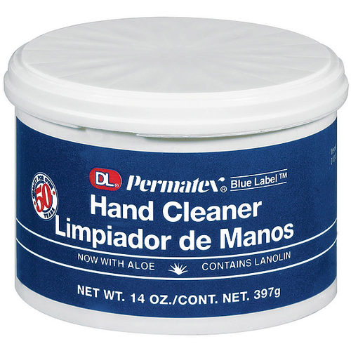 PERMATEX 01013 очиститель для рук крем для сухой очистки рук blue label cream hand cleaner, 397мл
