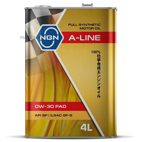 A-Line 0W-30 PAO SP ILSAC GF-6 4л (синт. мотор. масло) NGN V182575108