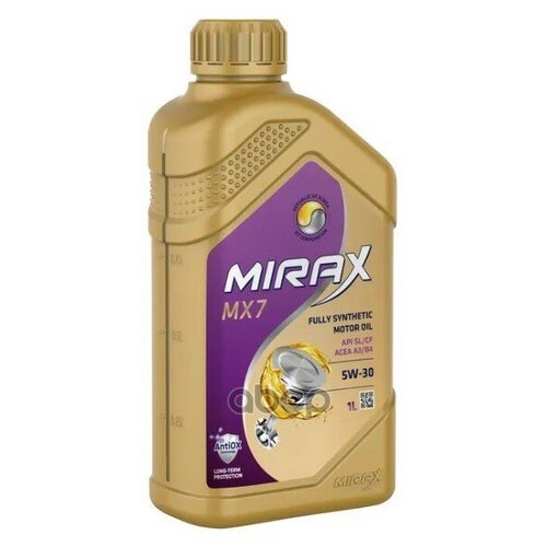 Моторное масло MIRAX MX7 5W-30 API SL/CF, 1л