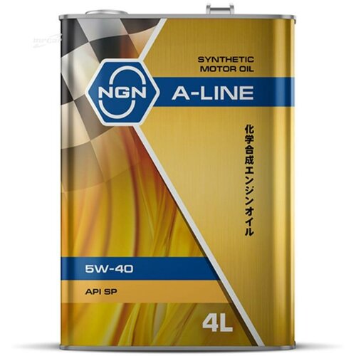 NGN V182575120 Масло моторное NGN A-Line 5W-40 синтетическое 4 л V182575120