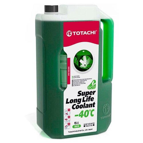 Totachi Антифриз Super Long Life Coolant -40C (Зеленый), 5 л