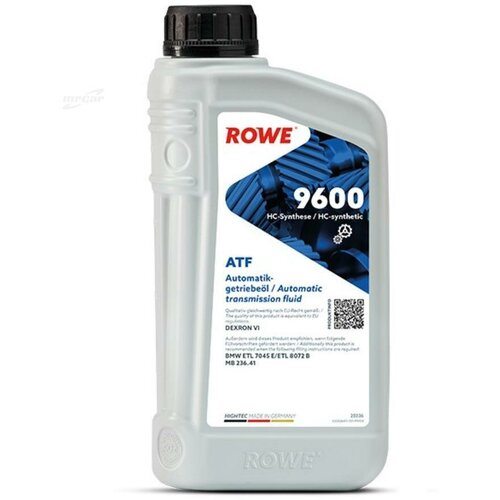 25036001099 Rowe Масло Трансмиссионное Полусинтетическое "hightec Atf 9600", 1Л