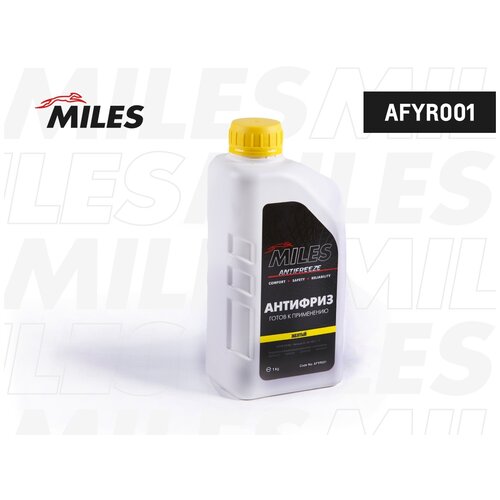 Антифриз Miles G12/G12+ готовый желтый Renault 5 кг AFYR005