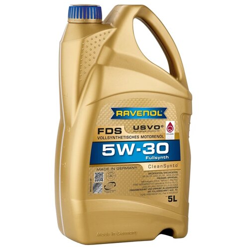 Моторное масло RAVENOL FDS SAE 5W-30, синтетическое, 20 л (ecobox)