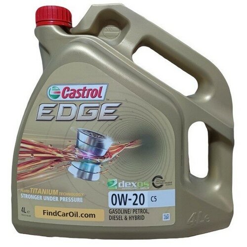 Моторное масло Castrol EDGE C5 0W20 синтетическое 4л