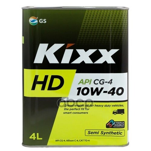 Kixx Масло Моторное Kixx Hd 10w-40 Cg-4 Полусинтетическое 4 Л