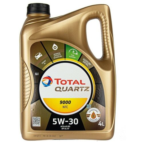 Моторное масло Total QUARTZ 9000 FUTURE NFC A5/B5 5W30 (Европа) 4Л 10990501