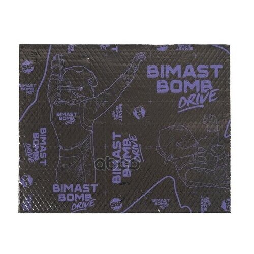 Шумоизоляция Stp Вибродемпфирующий Материал Bimast Bomb Drive (Mini) 0,375х0,47 08116-04-01 STANDARTPLAST арт. 08116-04-01