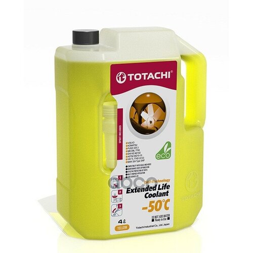 Охлаждающая жидкость TOTACHI ELC Yellow -50C 4л