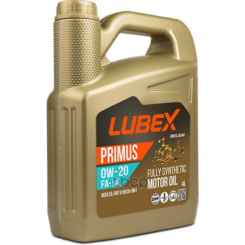 Lubex Синт-Ое Мот.Масло Primus Fa-La 0w-20 (4л) LUBEX арт. L034-1626-0404