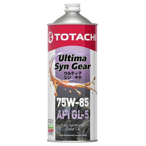 TOTACHI Ultra Hypoid Gear Fully Syn GL-5/MT-1 75/85 1 л