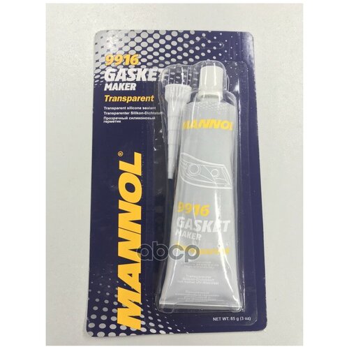9916 Mannol Gasket Maker Transparent 85 Гр. Прозрачный Силиконовый Герметик (От -40 С До +180 С) MANNOL арт. 9916