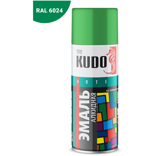 KUDO KU-1006 эмаль универсальная светло-зеленая