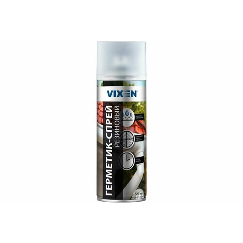 Резиновый герметик-спрей для кровли и дымоходов Vixen VX-90200 520мл