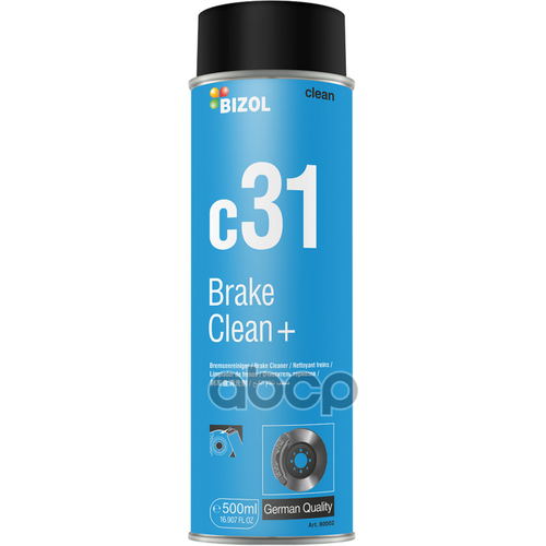 Очиститель Тормозов Brake Clean C31+ (0,5л) BIZOL арт. 80002