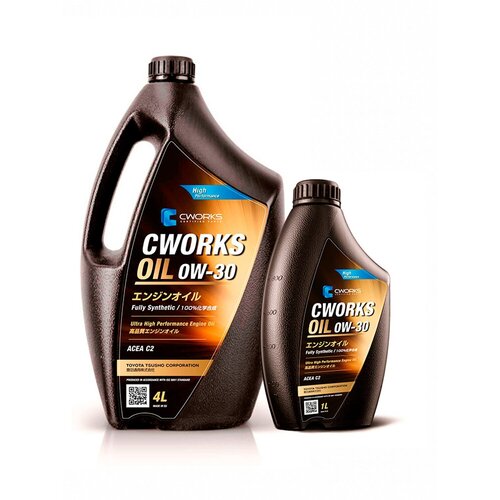Cworks cworks oil 0w-30 c2, 5l масло моторное промо комплект (1 промо коробка, 4л+1л) a130r9004a