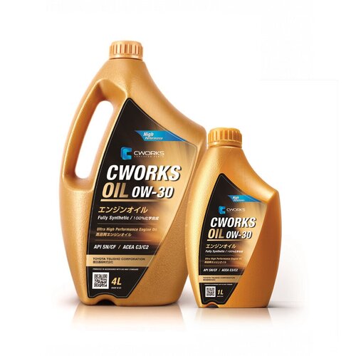 Cworks 0w-30 5l oil c3, (1 4 масло моторное промо комплект коробка, л+1л) a130r5004a