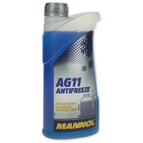 MN4011-5 MANNOL 4011-5 MANNOL ANTIFREEZE LONGTERM AG11 5 л. Готовый раствор охлаждающей жидкости антифриз синий