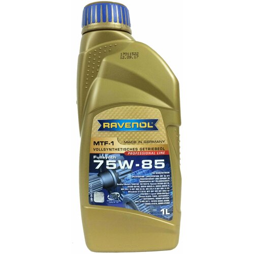 Масло трансмиссионное масло RAVENOL 75W85 mtf1 синтетика 1 л